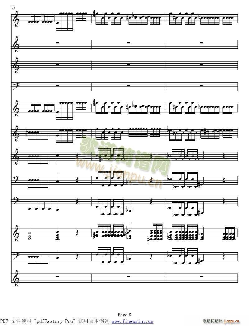 维瓦尔蒂 四季 冬 小提琴协奏曲1 88