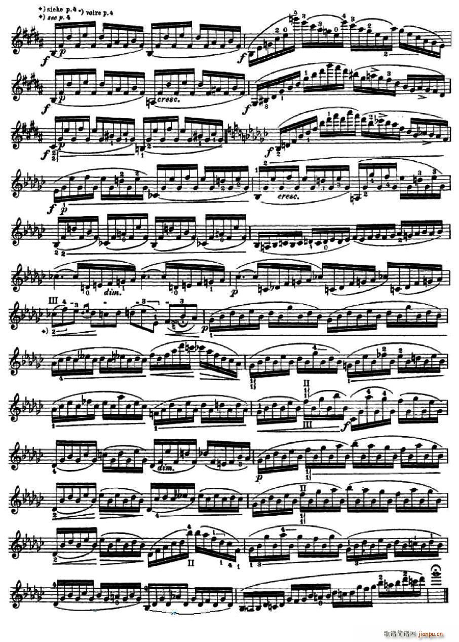 让 德尔菲 阿拉尔-12首小提琴�S想练习曲之132