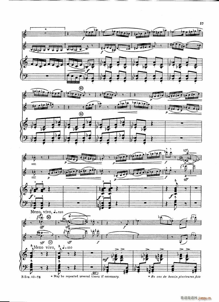 Bartok SZ 111 Contrasts pianoscore18