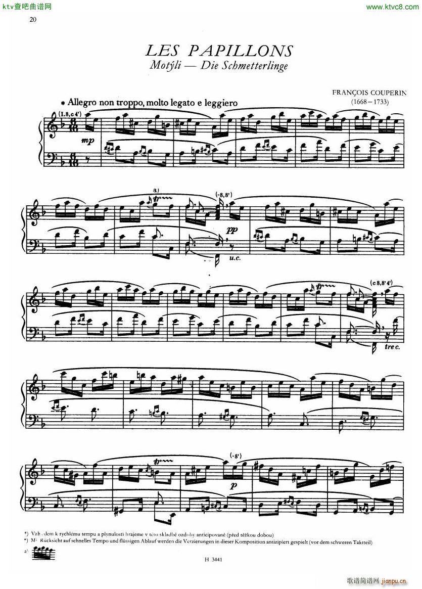 Baroque compositions for cembalo ed Ruzickova20