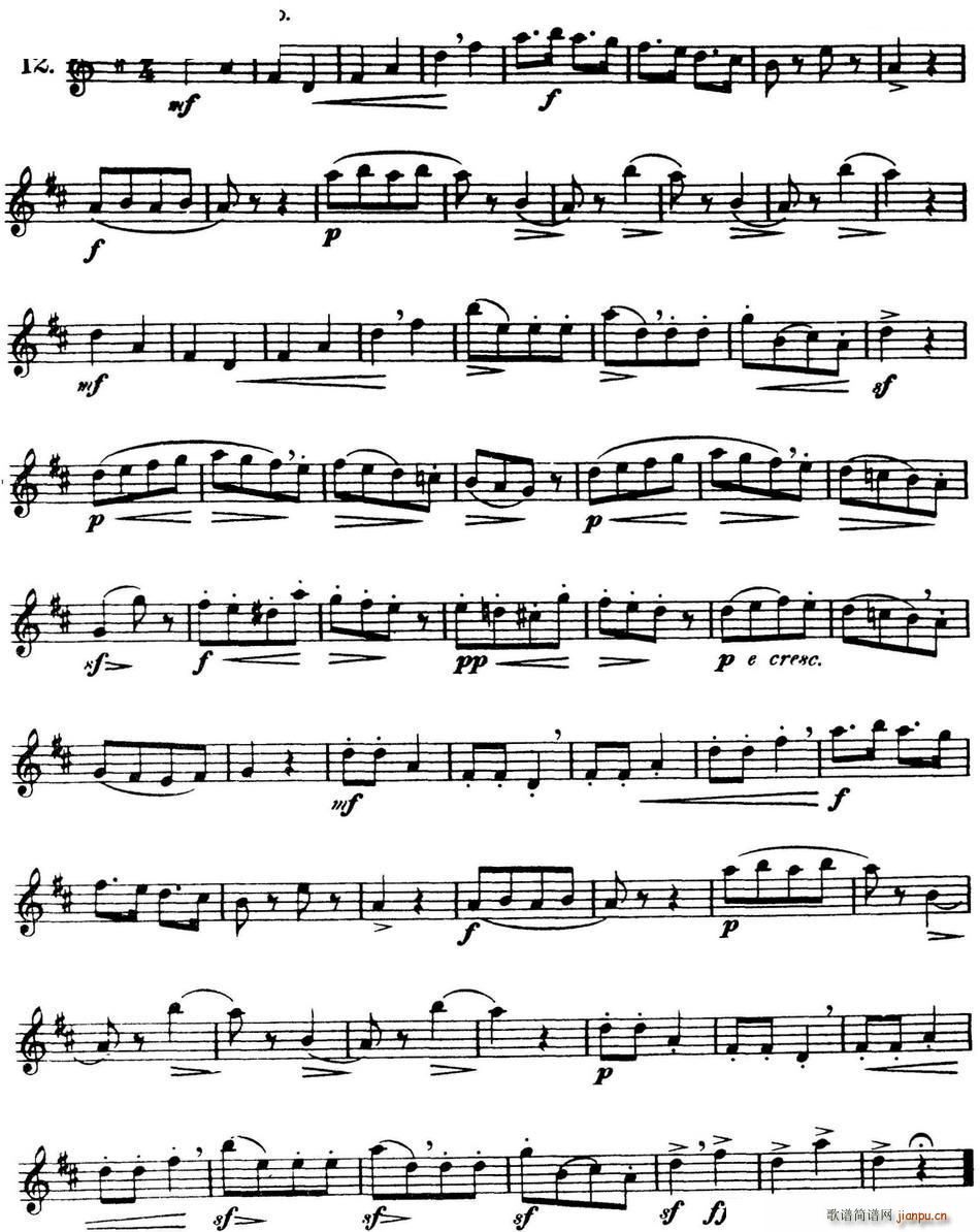 三十首基础及提高练习曲(NO 12)1