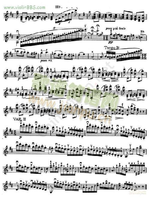 克莱斯勒-帕克尼尼《女巫之舞》(Le streghe)Op.83