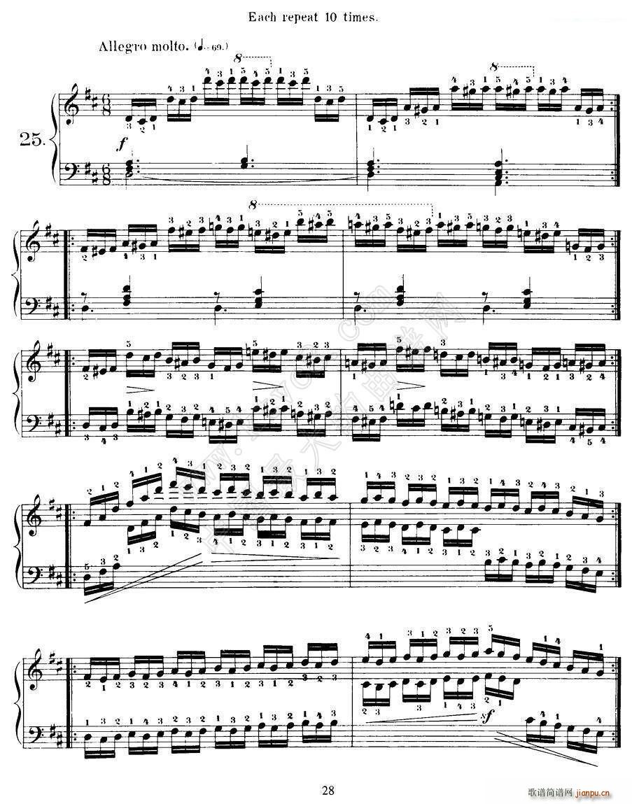 Czerny - 40 Daily Exerci Op 337（20―25）（40首日常训练曲）6