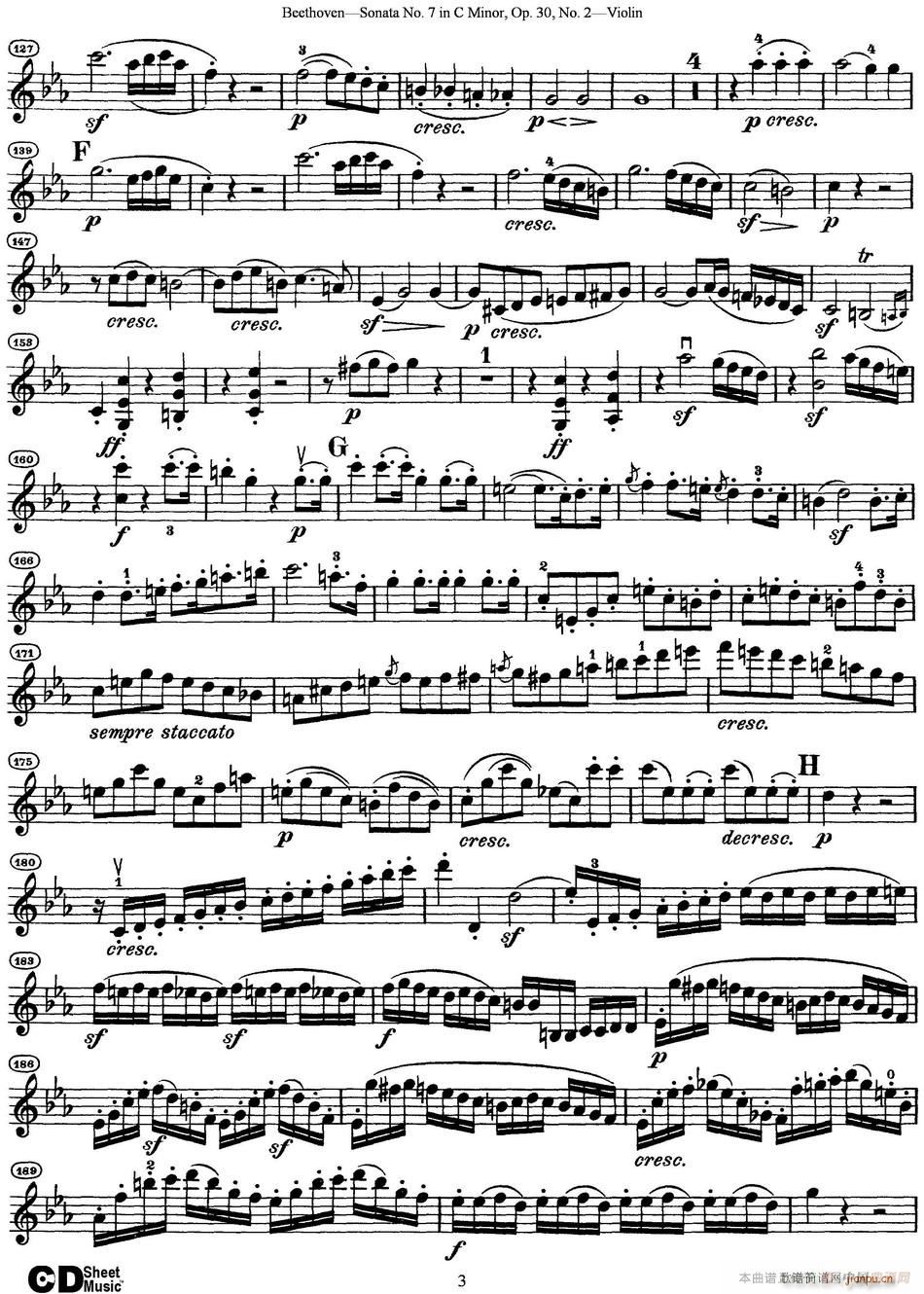 Violin Sonata No 7 in C Minor Op 30 No 23