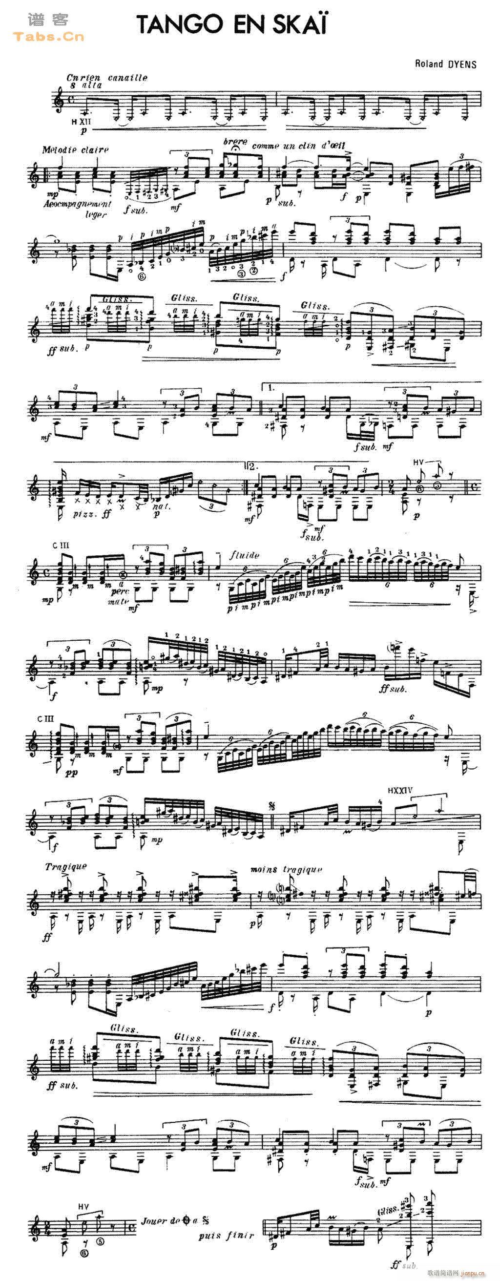 皮革探戈 TANGO EN SKAI_roland dyens1
