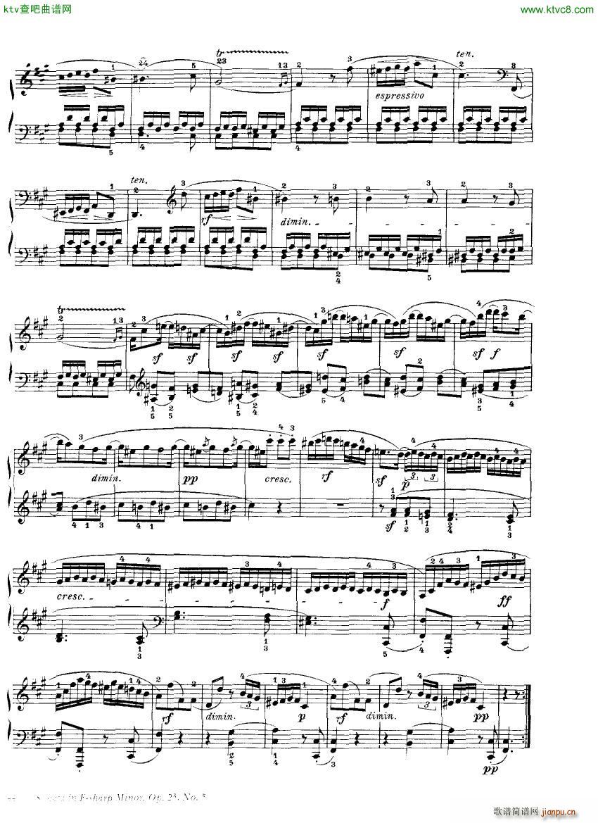 Clementi 25 5 Sonata Fsharp minor9