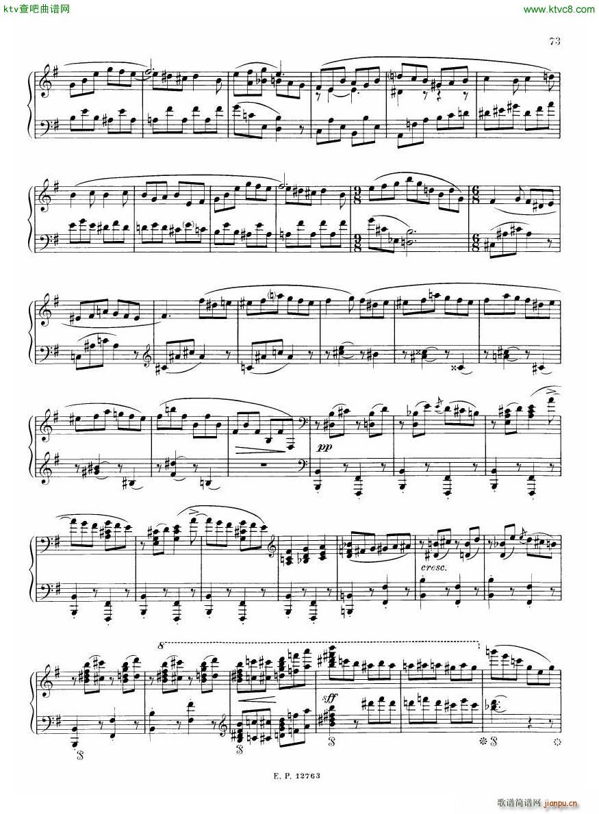 Russian Soviet Piano Music Album of 20th century 二18