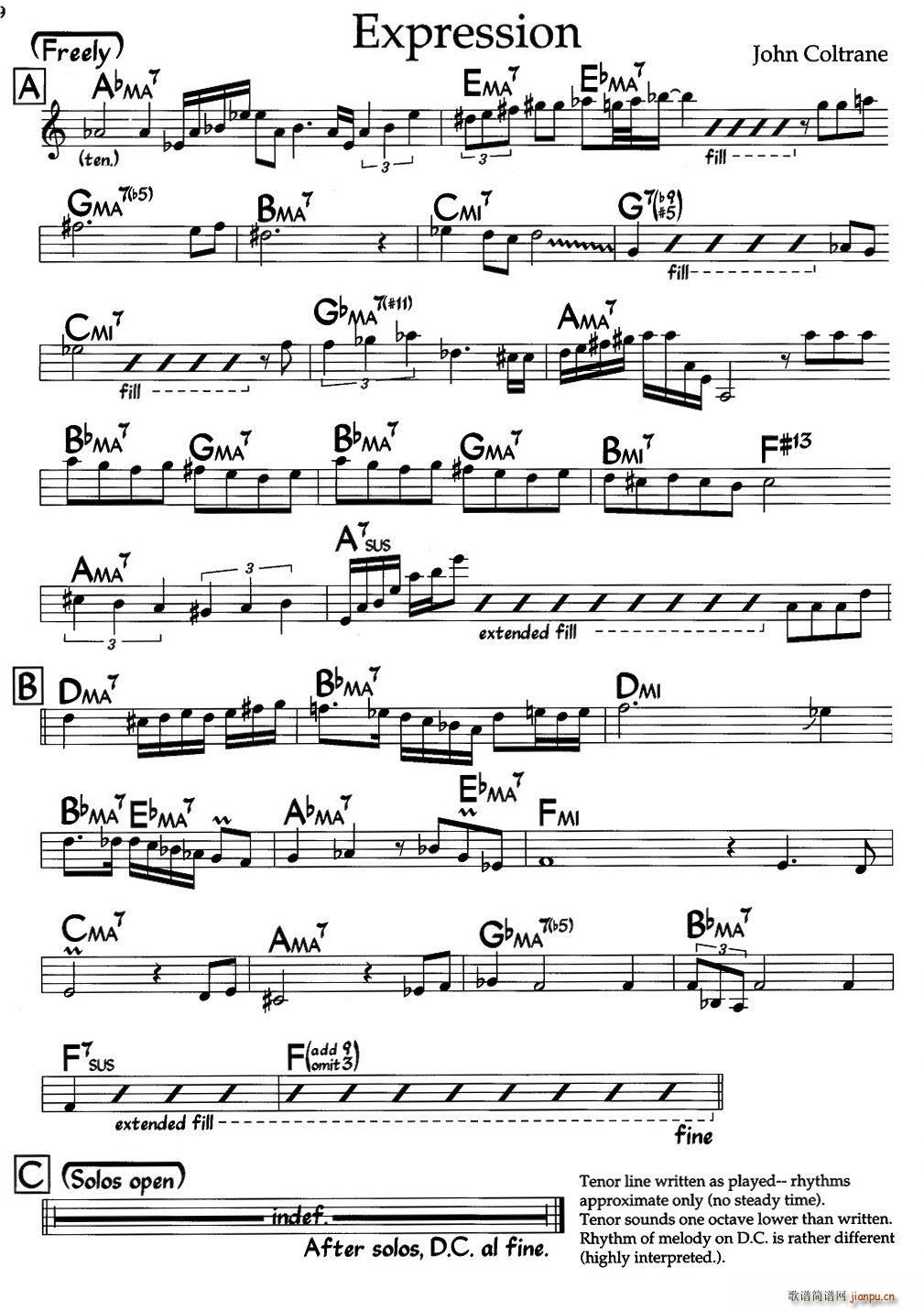 Expression(表情)(爵士钢琴曲)1