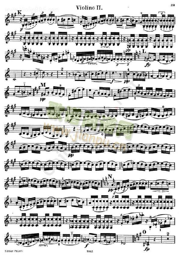 四重奏《QUARTETTO Op.125.No.2》第二小提琴4