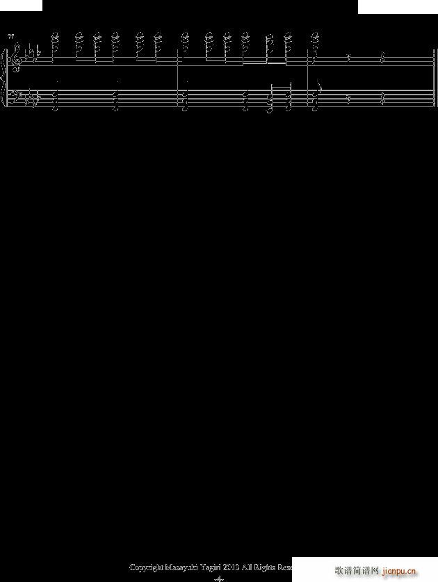 《家庭教师》插曲ツナ��醒 独奏简易版_�g田�V吉4