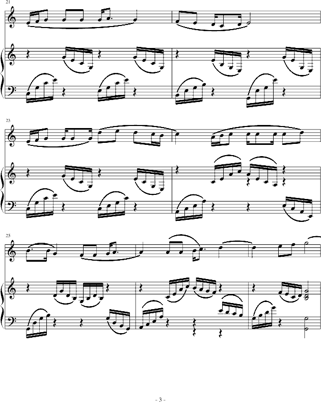 爱没有离开【伴奏】-钢琴谱(钢琴曲)-李云聪3