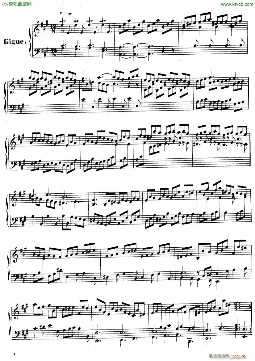 Handel Suite in A major G1 44
