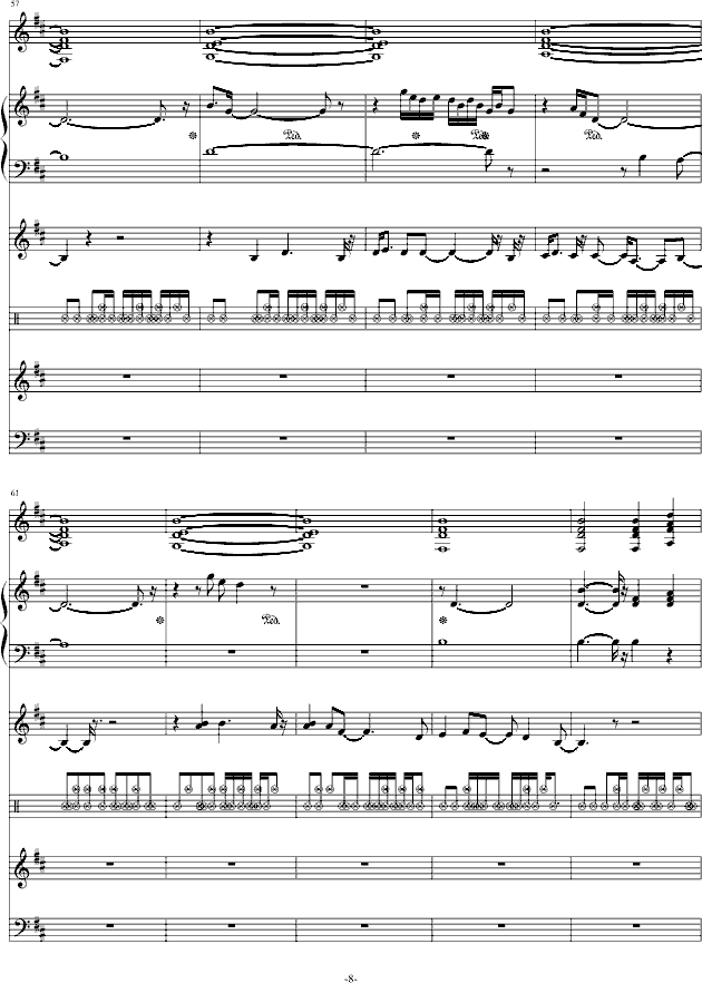 颓废2(音效已修改)-钢琴谱(钢琴曲)-swenl8