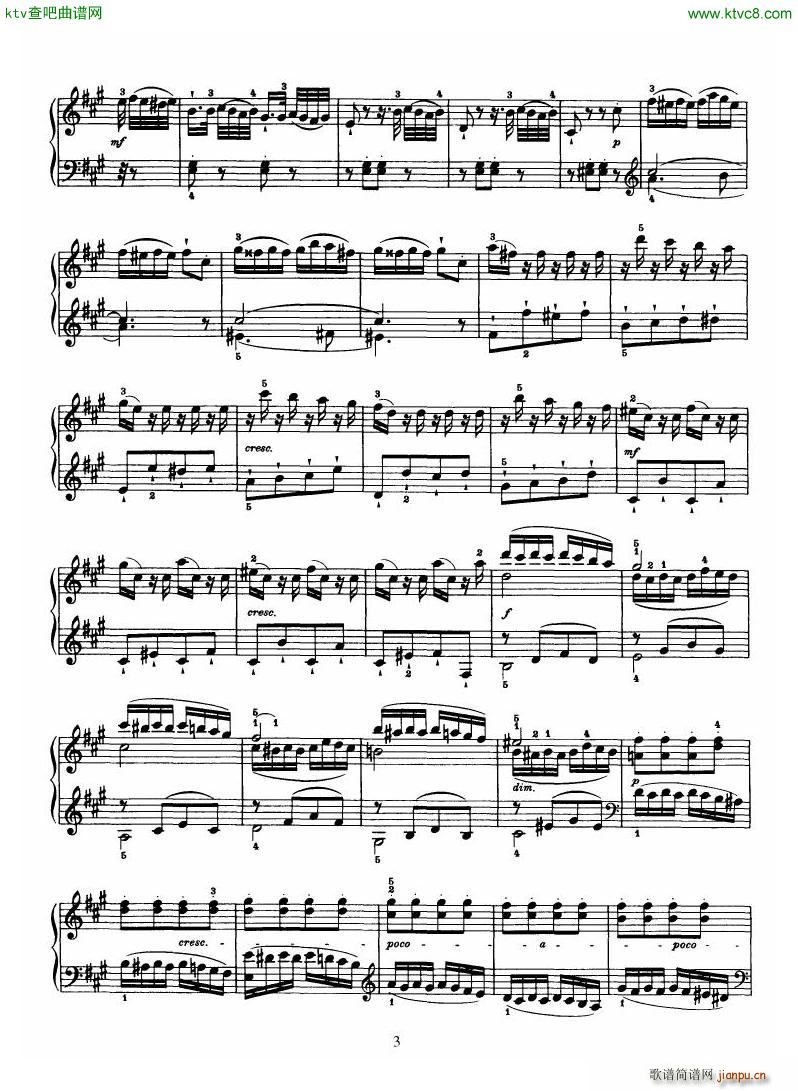 Haydn Piano Sonata No 30 In A3