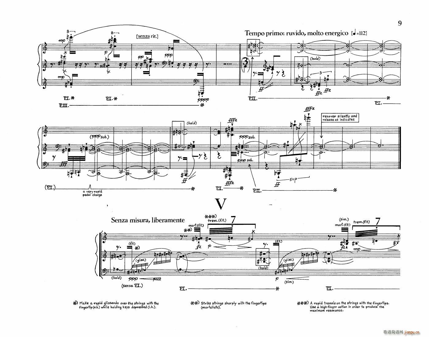 Crumb Five Pieces for Piano7