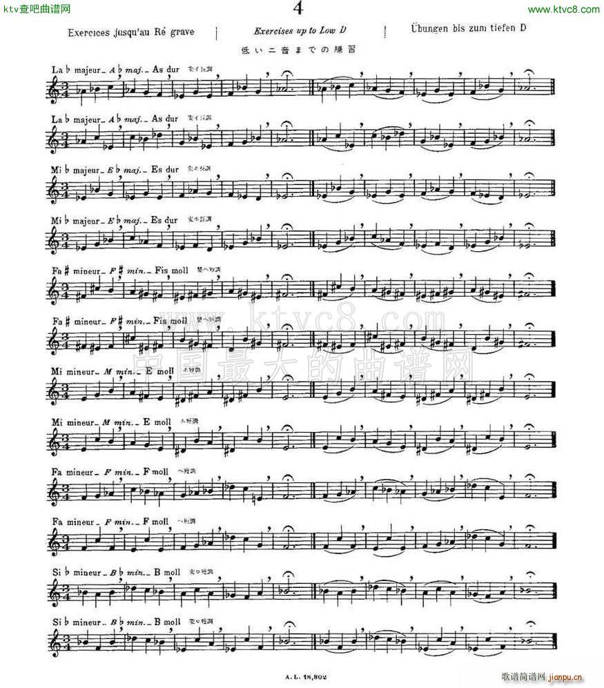 初级练习之4 Alphonse Ludec Debutant Flutiste2