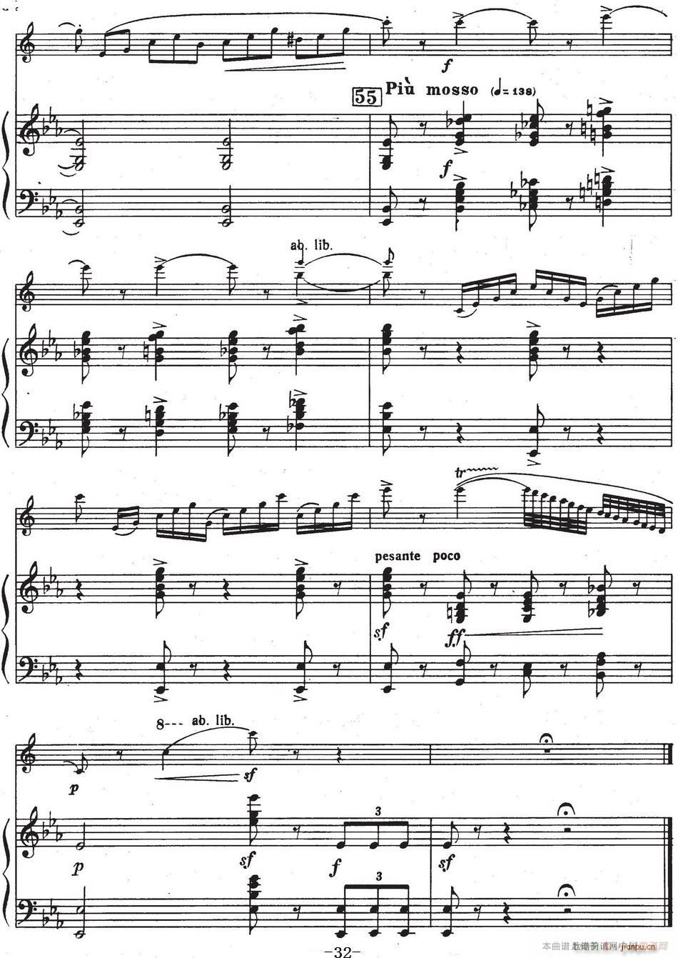 Glazunov Op 109（格拉组诺夫协奏曲Op 109）（萨克斯 钢琴伴奏）32