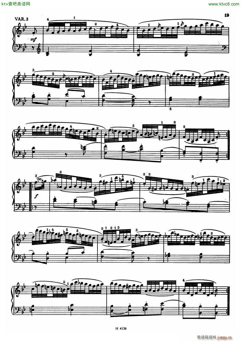 Czech piano variations from 18th century17