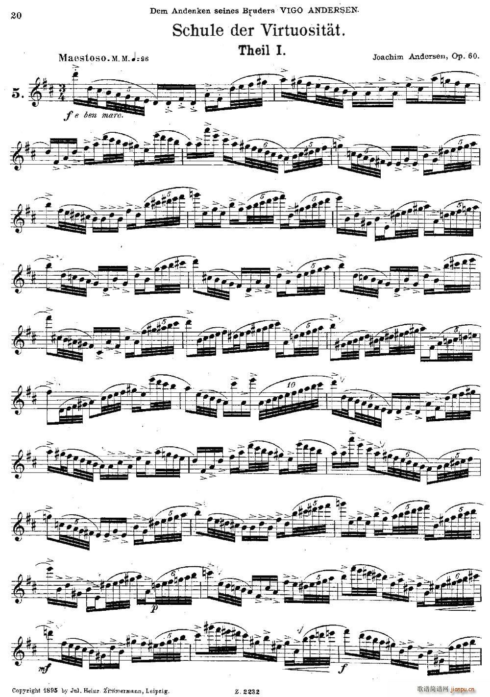 Schule der Virtuosit?t Op 60(5)1