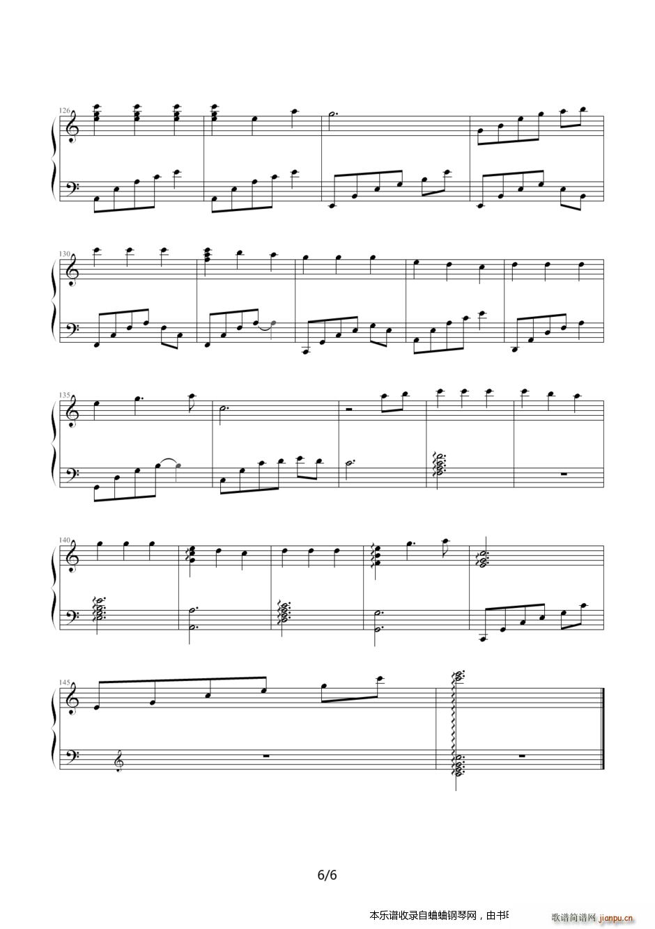 Lawrence三首改编钢琴曲(在晴朗的天空下)6