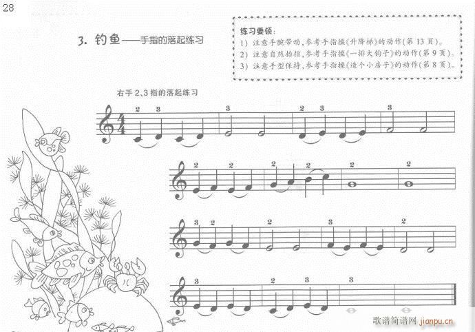 儿童钢琴入门教程  手指训练操21-408