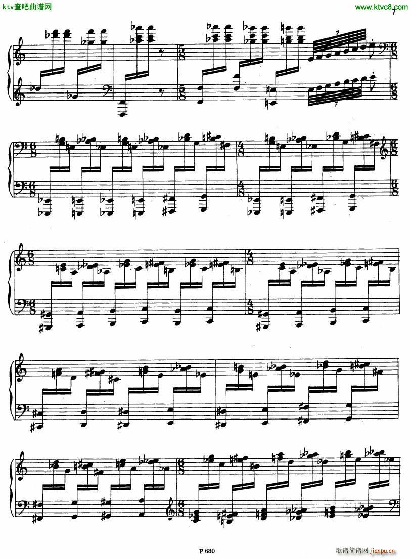 Fiser piano sonata no 310