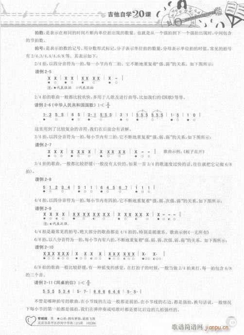 吉他自学20课 目录-20页18