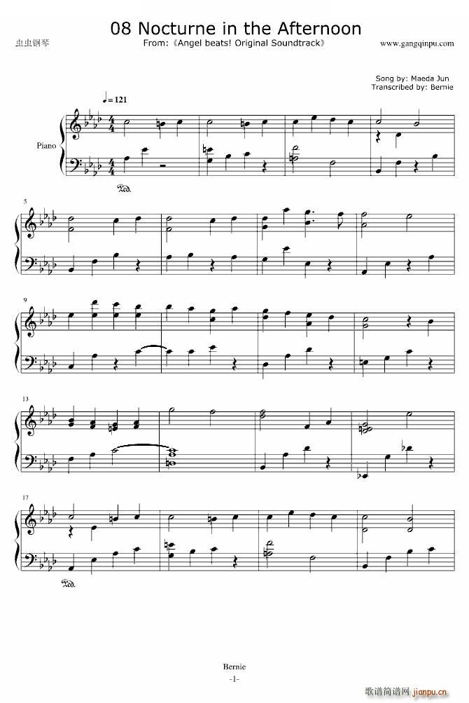 Angel Beats OST Nocturne in the Afternoon_动漫1