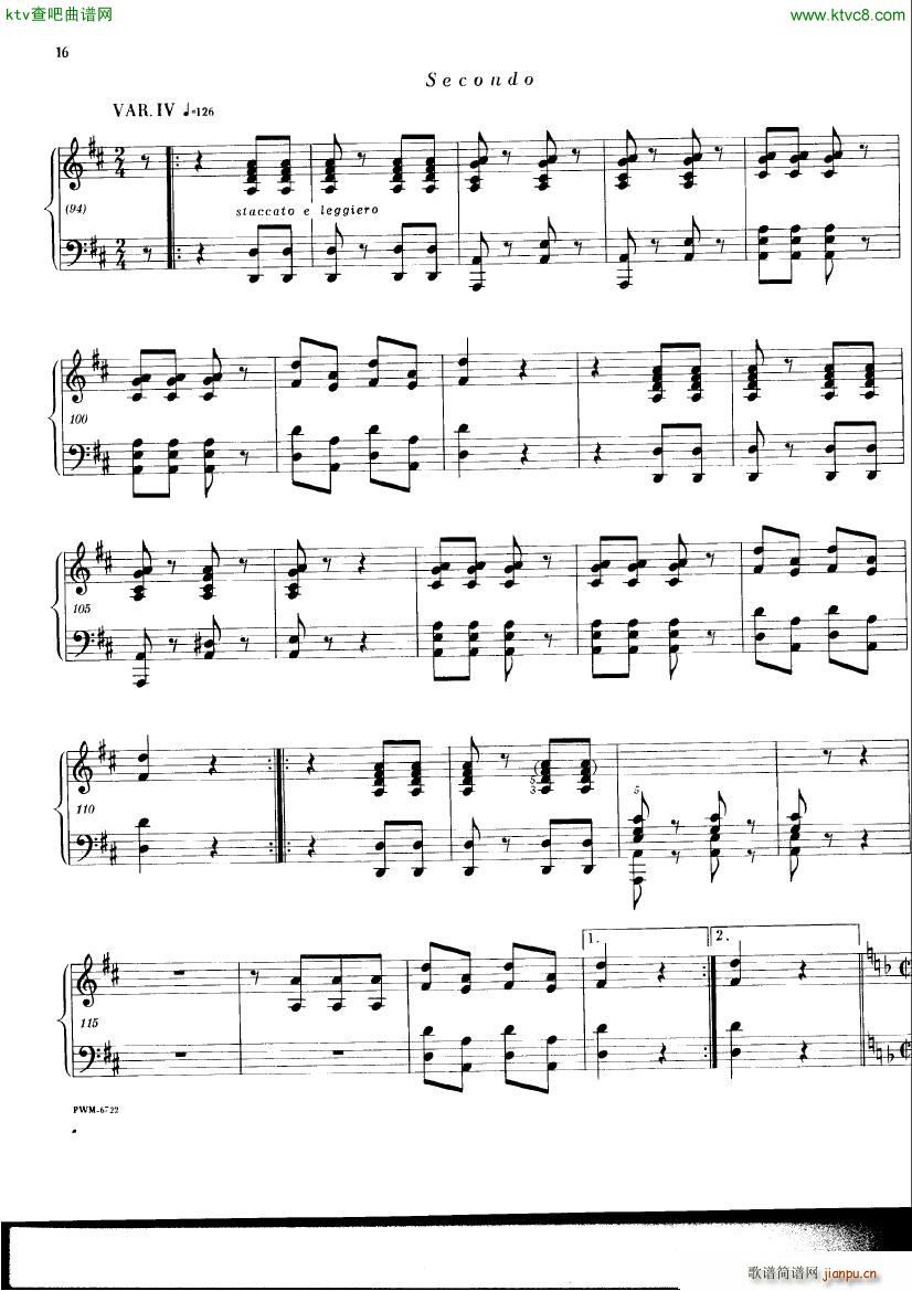 Chopin ekier variations in D14