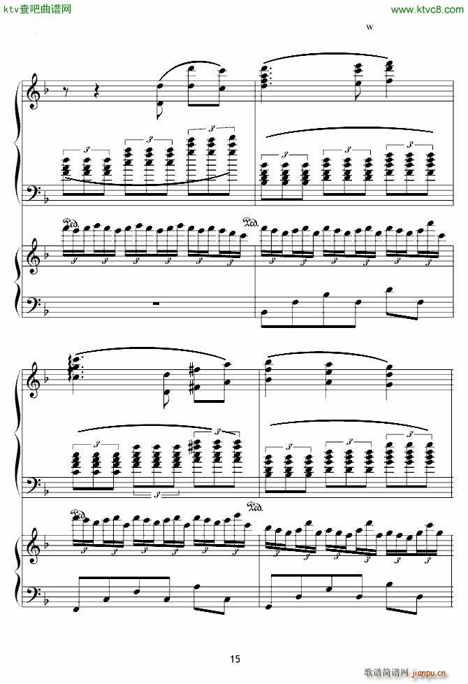 X战记插曲 宿命 双钢琴版15