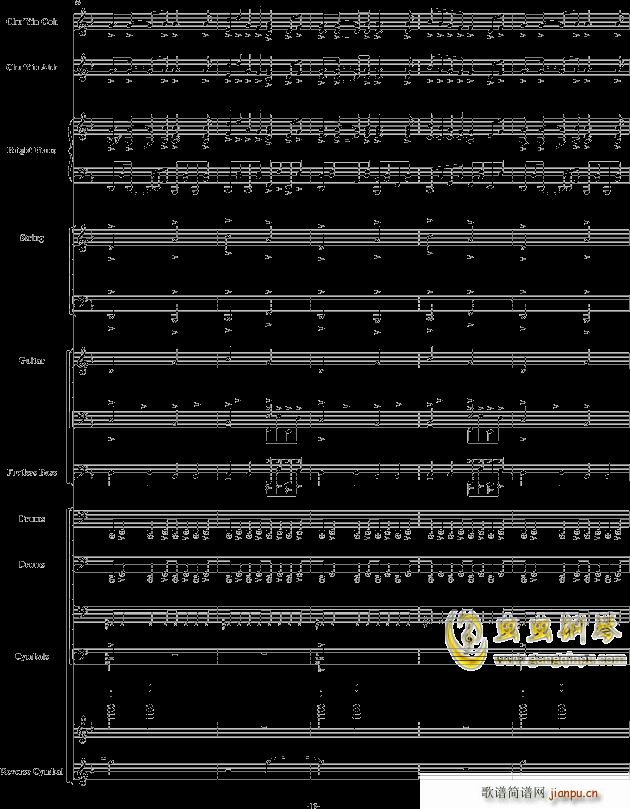 】初音ミク】千本�@ - 震撼总谱 -_初音未来18
