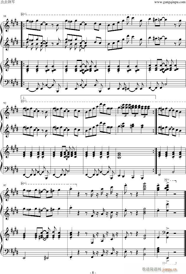 【小兔来了】，一首爵士插曲，四手联弹（有质保）_动漫影视8