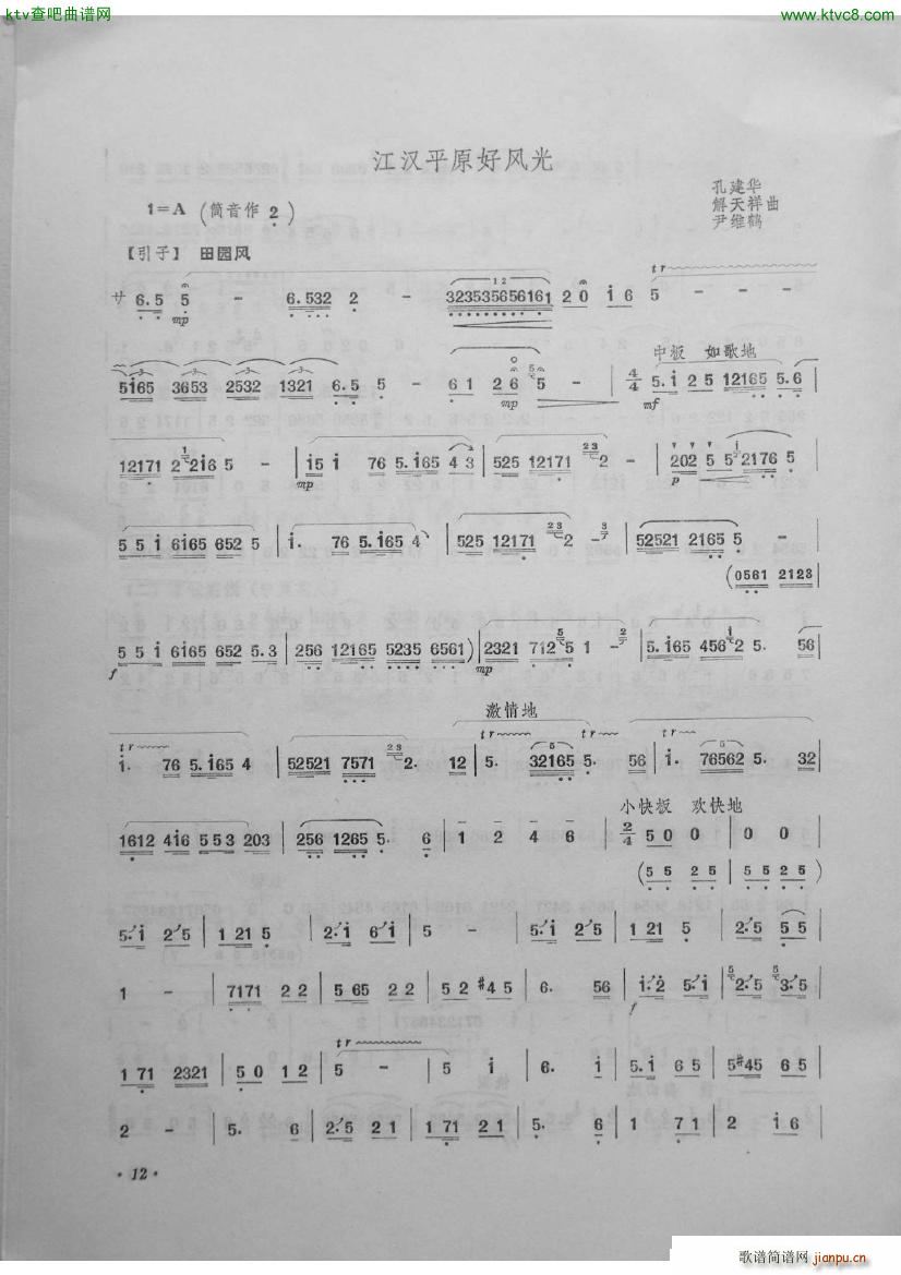 江汉平原好风光 笛子曲选第四集 李建军制作1