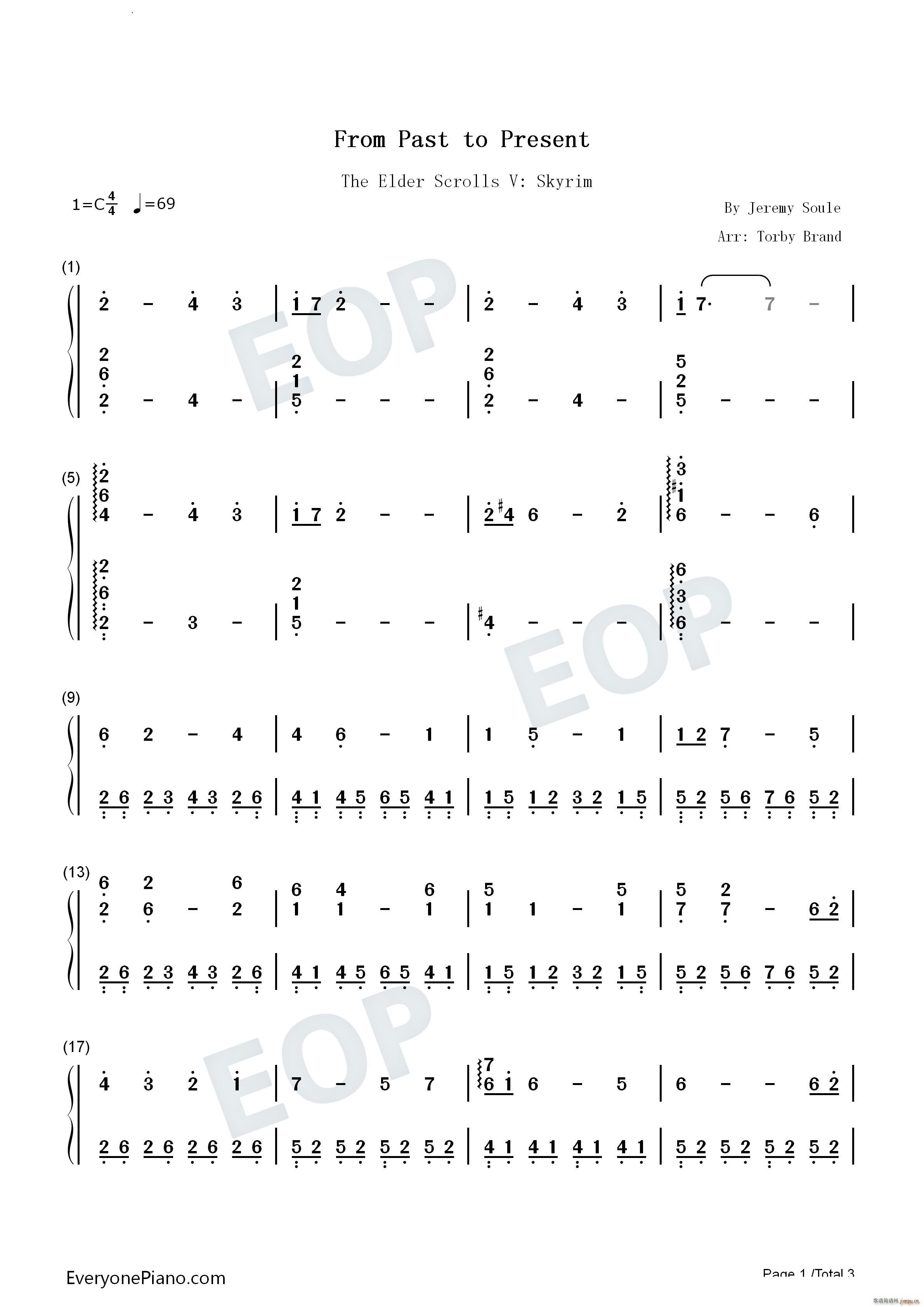 From Past to Present上古卷轴5天际BGM_Jeremy Soule6