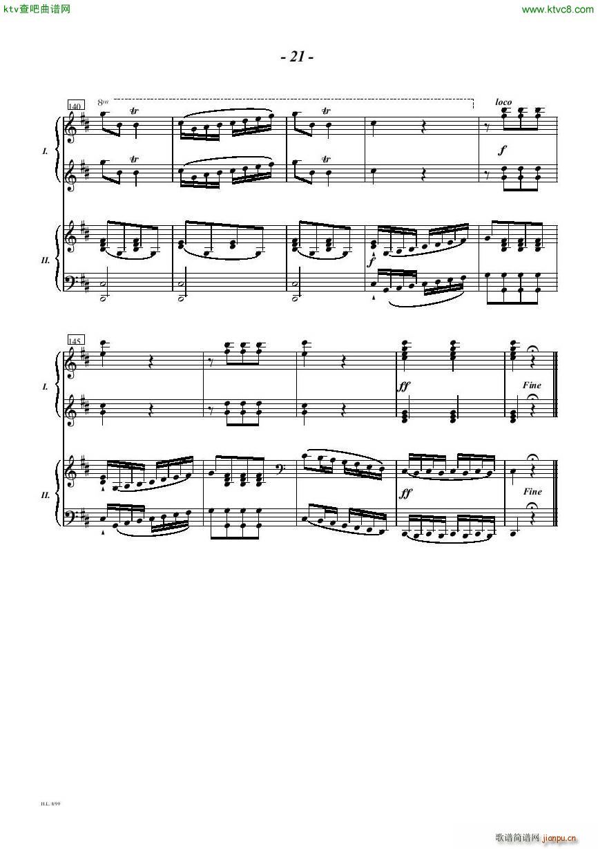 Diabelli Sonata Op33 For Two Pianos21