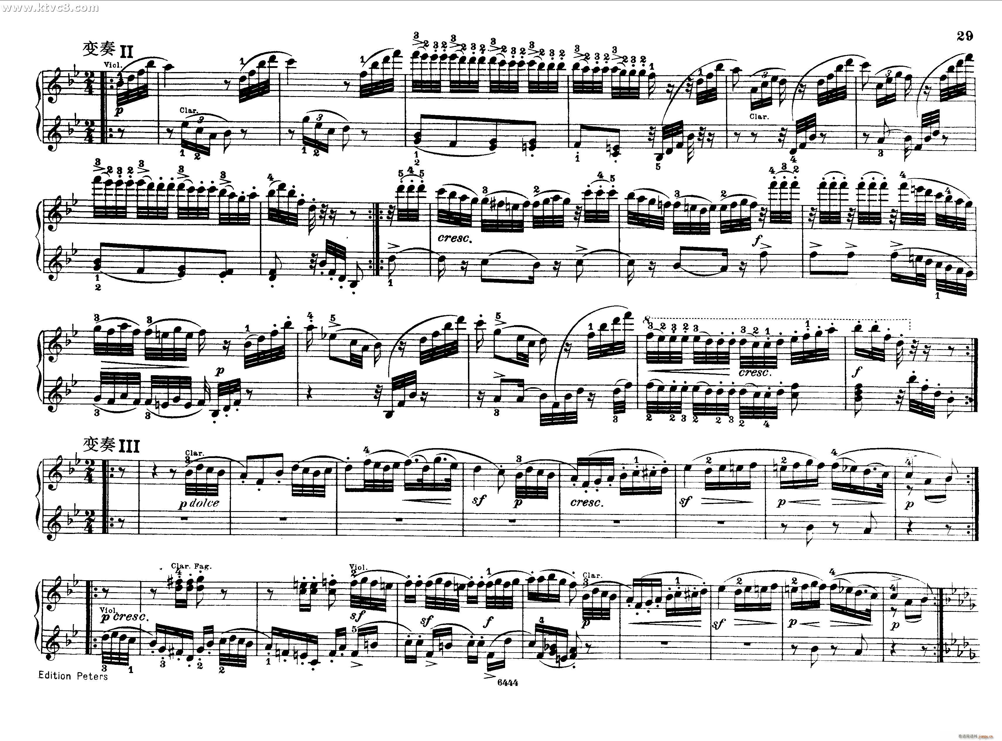 贝多芬大七重奏Op 20 钢琴四手联弹28