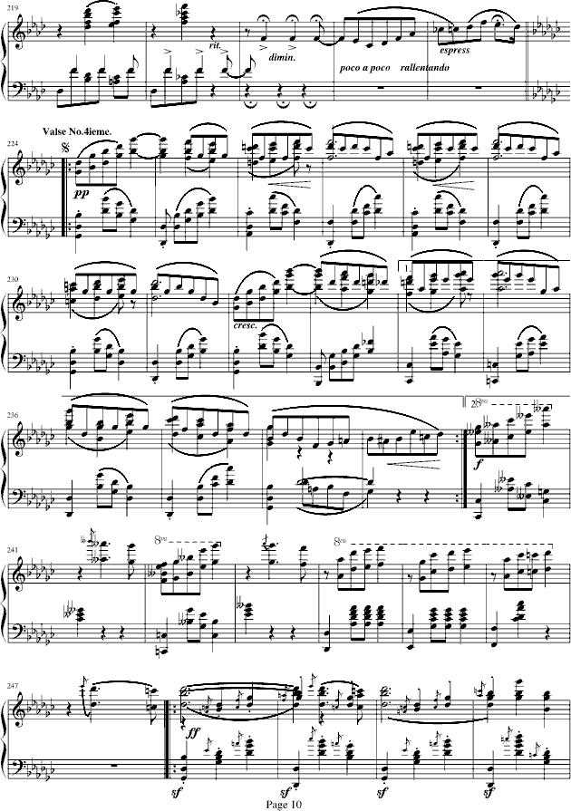 蓝色多瑙河-Schulz-Evler改编-钢琴谱(钢琴曲)-约翰・斯特劳斯10
