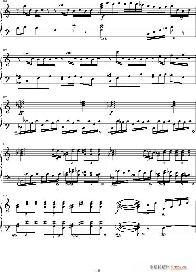 H17-A大调钢琴奏鸣曲（第一乐章）_.伊dên10
