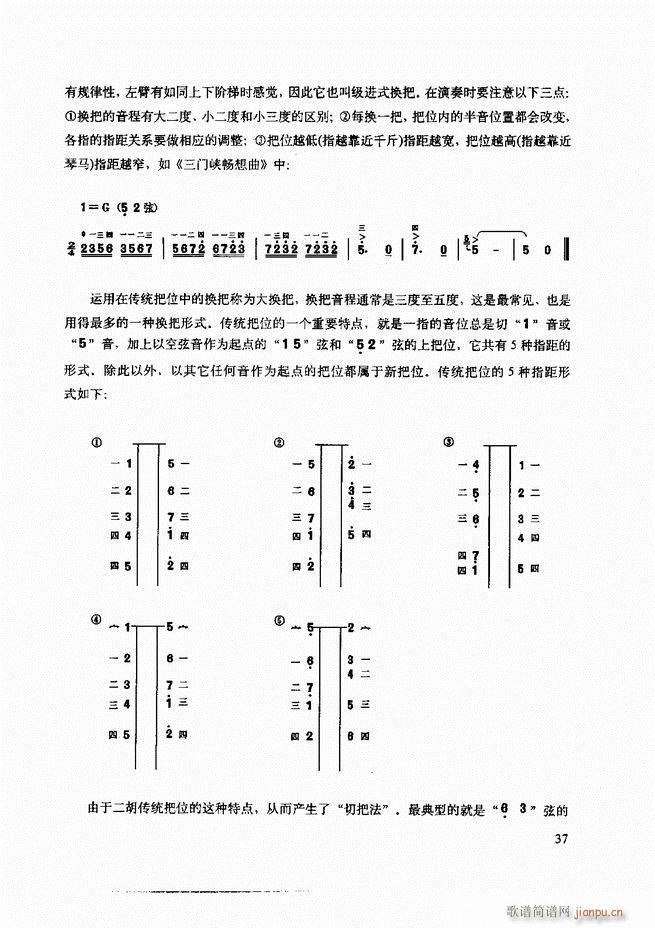 二胡技法与名曲演奏提示 目录1-6041