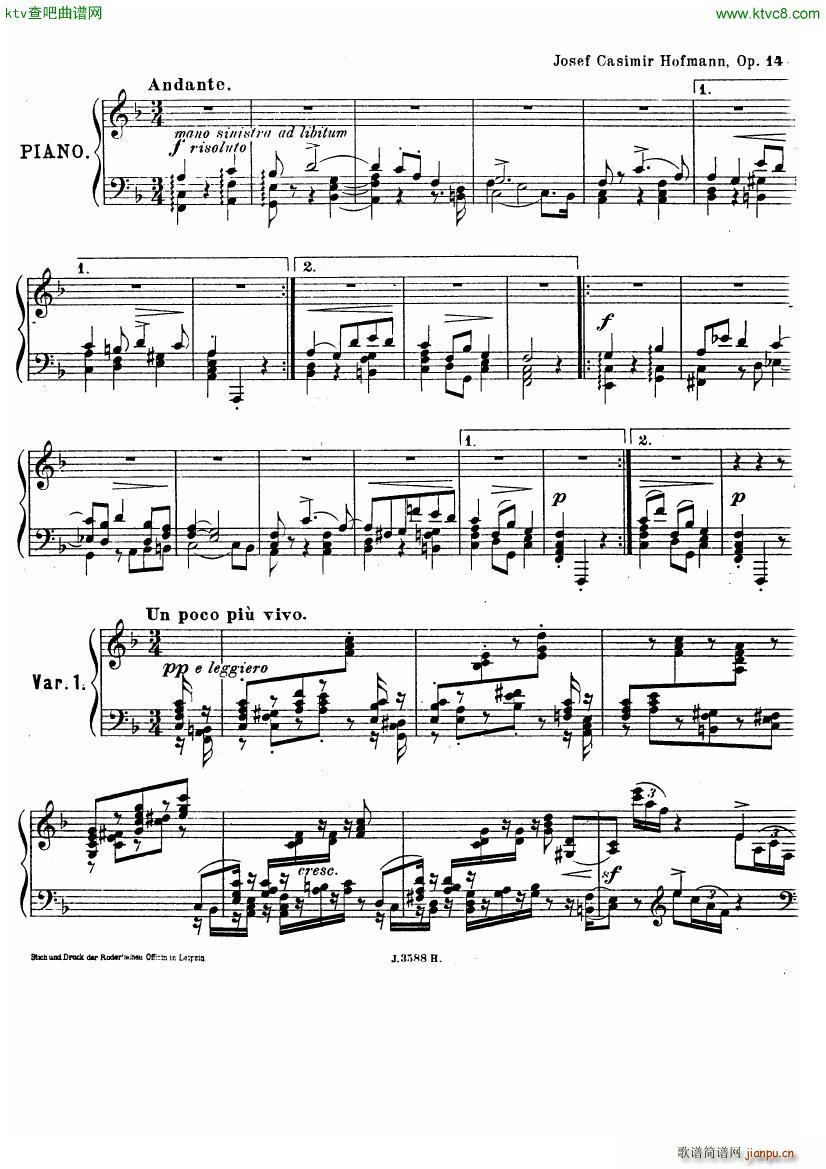 hofmann variation fugue1