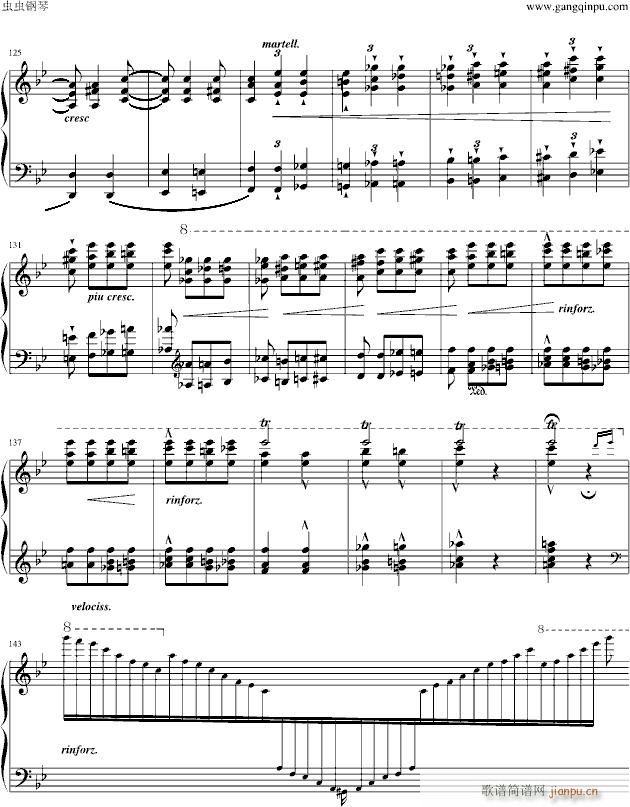 李斯特《唐璜的回忆》选段――香槟之歌  最难钢琴曲~_李斯特6