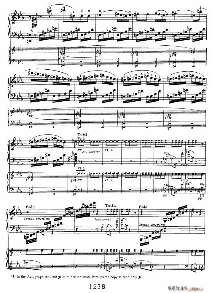 Beethoven op 37 Piano Concerto no 3 2pno red 二5