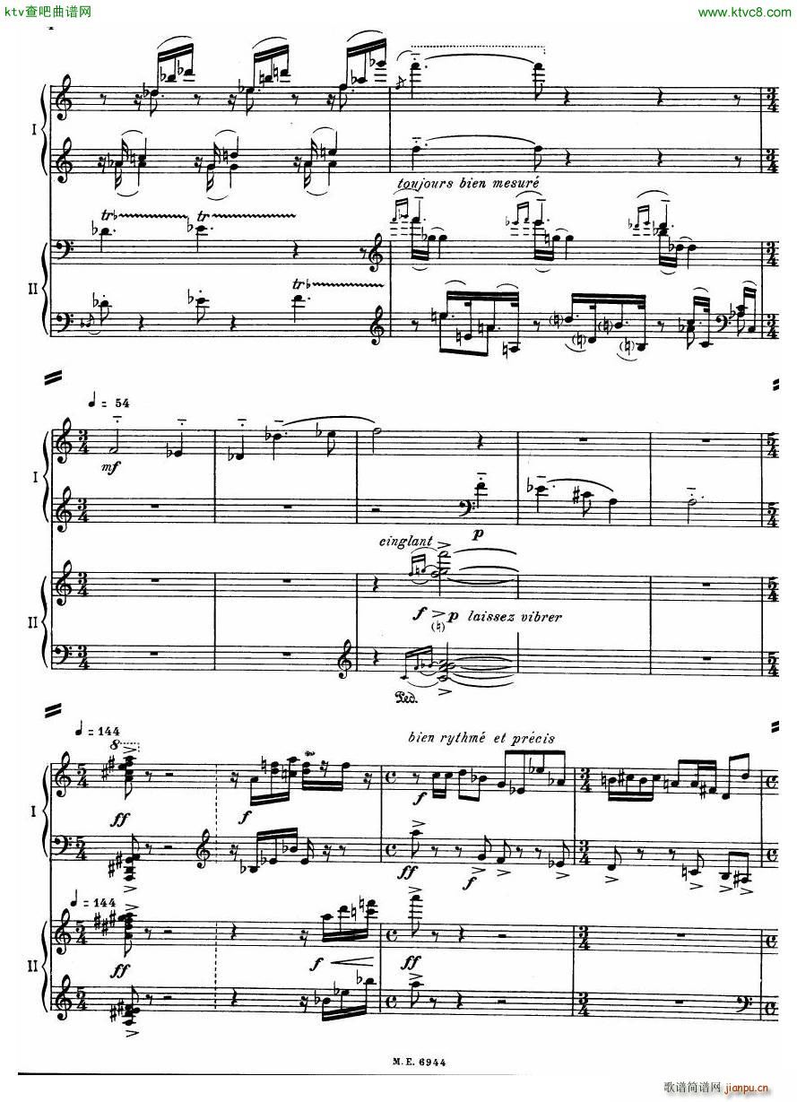 Auric Partita for two pianos4