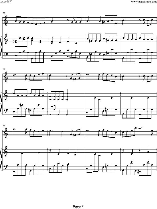 彩虹（伴奏谱）――（凌枫）-钢琴谱(钢琴曲)-周杰伦3