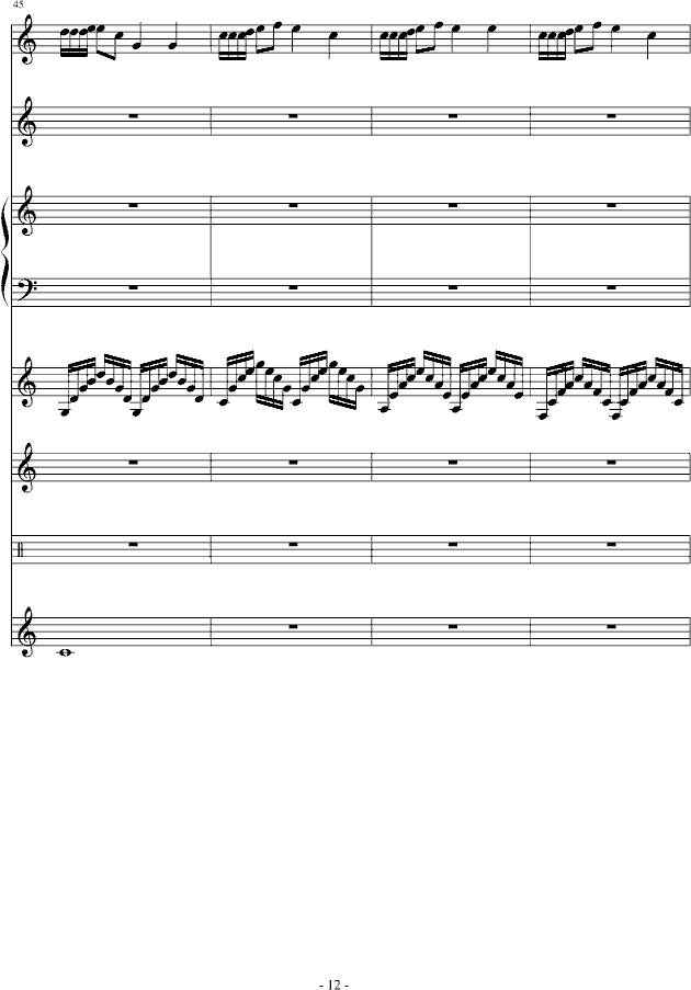 穷开心（逗你玩儿）-钢琴谱(钢琴曲)-wuliangyou12