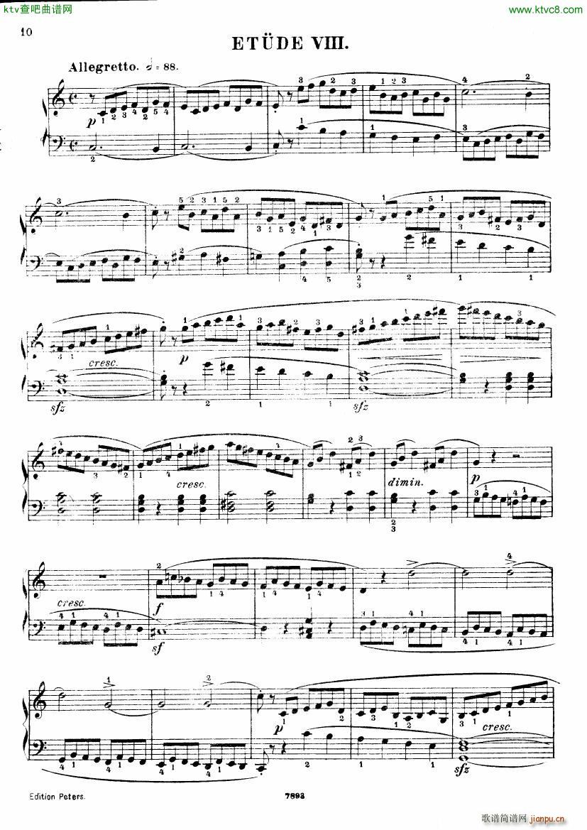 Henri Bertini 1798 1876 25 Easy Etudes Op 10011