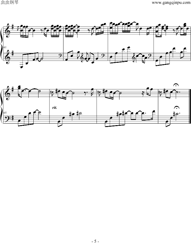 乔治温斯顿THANKS GIVING-钢琴谱(钢琴曲)-George Winston5