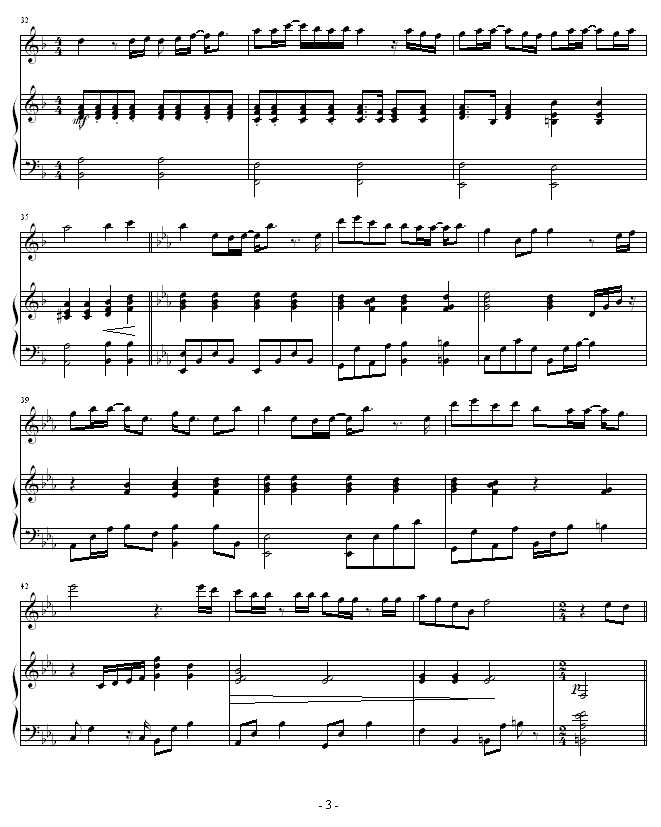 我的爱-弹唱版-钢琴谱(钢琴曲)-孙燕姿3