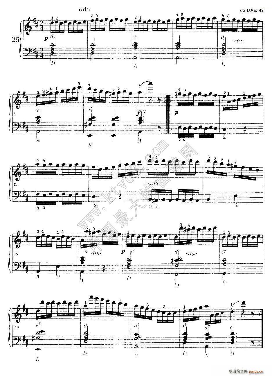 《车尔尼手风琴练习曲集》（第Ⅰ册）（22―36）4