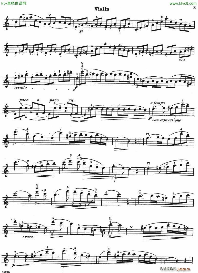 Accolay Jean Baptiste Violin Concerto vl part3